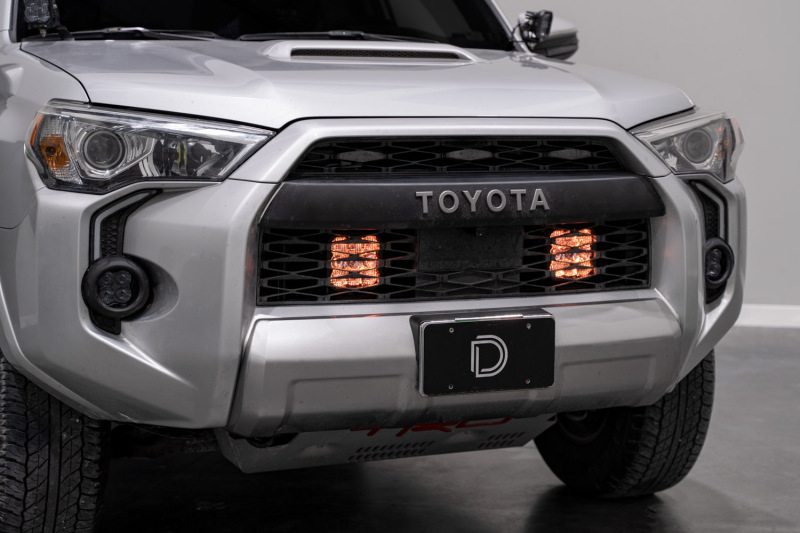 Toyota 4Runner LED Grille Kit - Diode Dynamics - SS5 Stealth - White - `14-`24